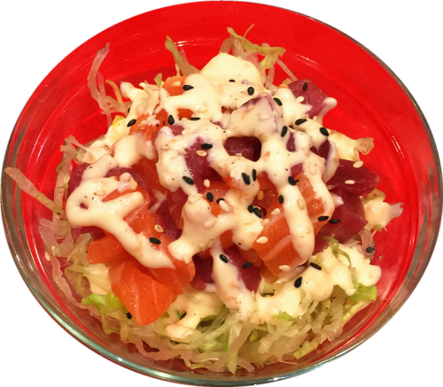 Sashimi salade