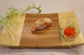 Grilled sake nigiri