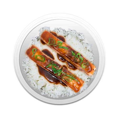 Donburi salmon