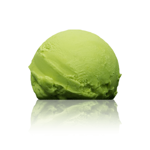 Groene thee ijs