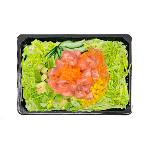 Salmon avocado salade