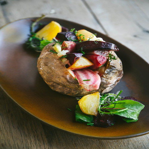 Grilled Beetroots and dukkah