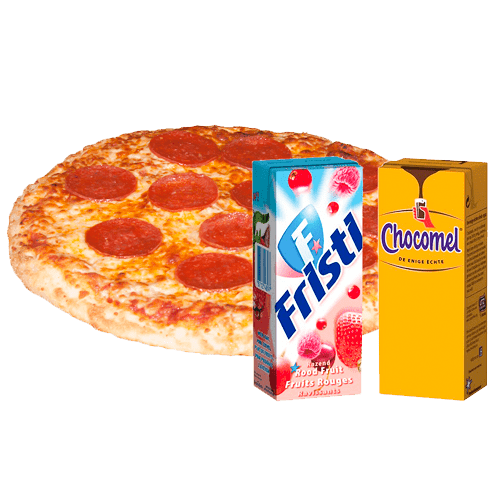 Kinderpizza salami