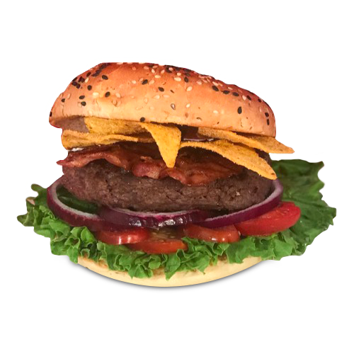 Macho-nacho burger voordeelmenu
