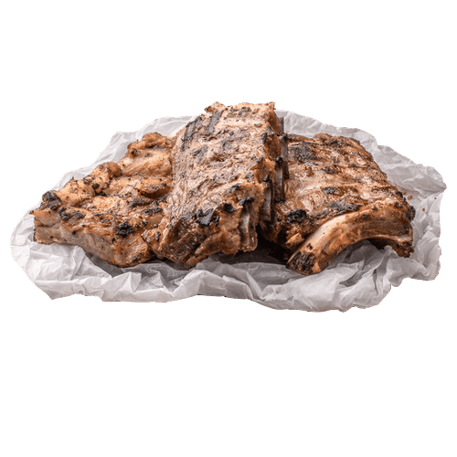 Gegrilde spareribs naturel