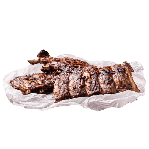 Gegrilde spareribs sweet