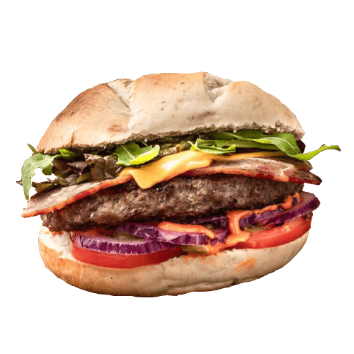 The Australian bacon burger