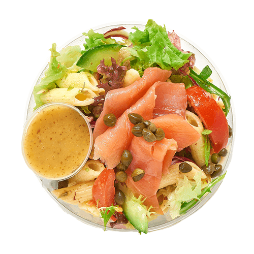 Pasta gerookte zalm