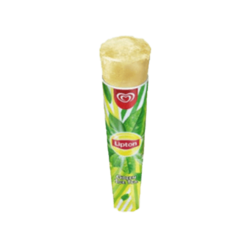 Green ice tea ice