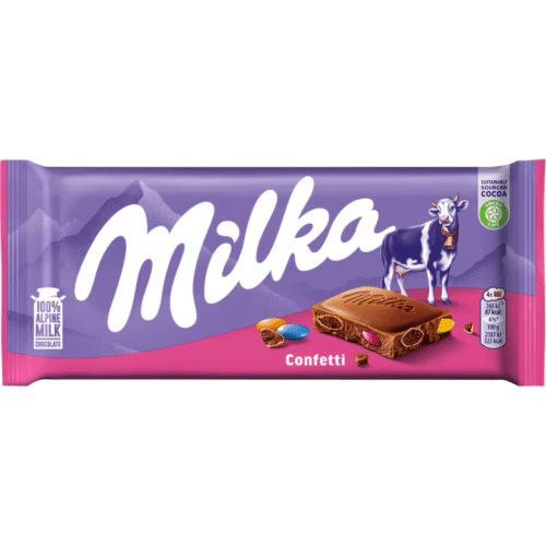 Milka confetti