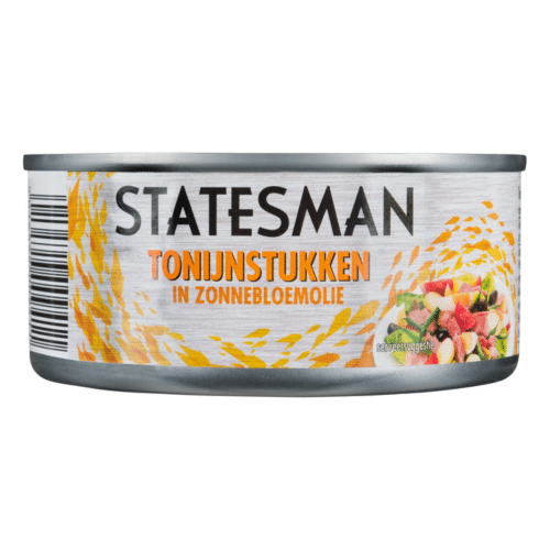 Tonijnstukken in zonnebloemolie 160 gram