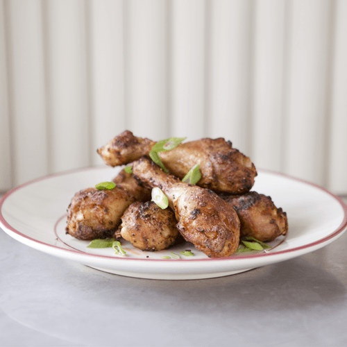 Grilled garlic drumsticks