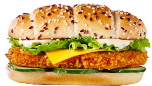 Chicken sandwich menu XL