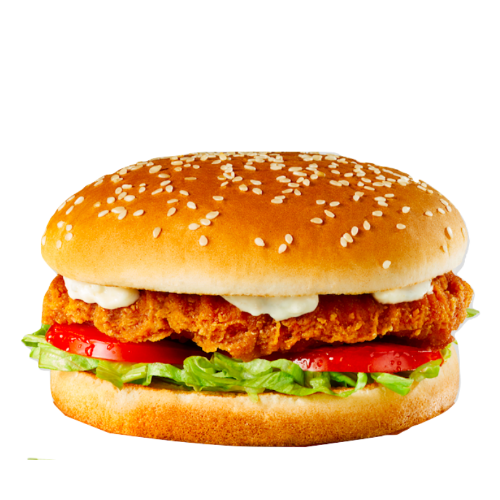 Hot chicken burger menu