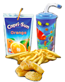 Kipnuggetsmenu (4st)