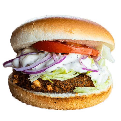 Spinazie kaas burger menu