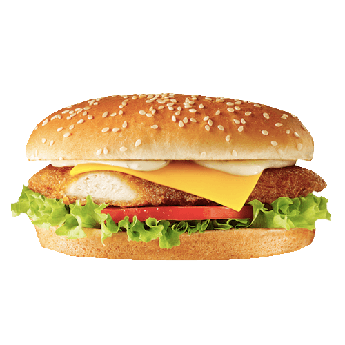 Veggie chicken burger