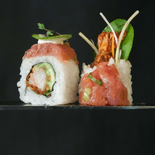 Spicy Tuna Ebi Rolls