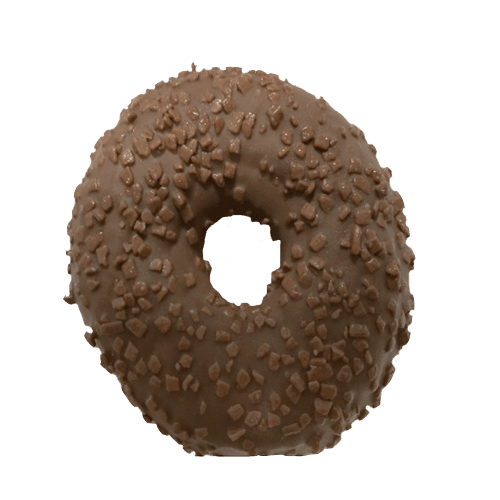 Milk chocolate donuts