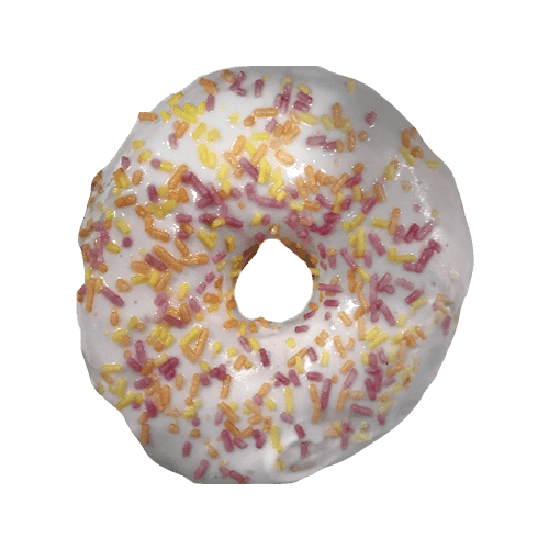 Party iced donuts