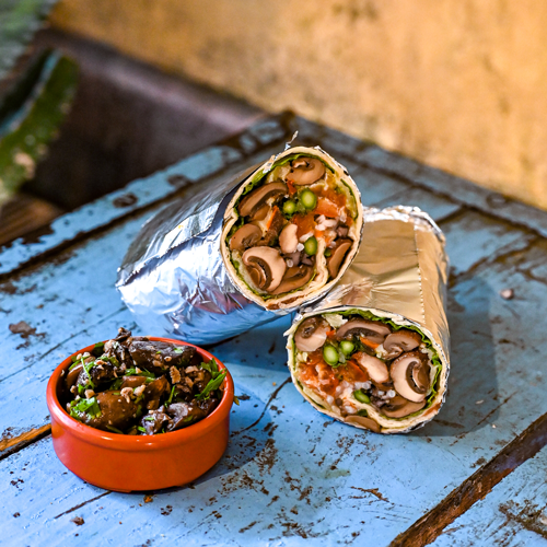 Burrito Cheesy Shrooms