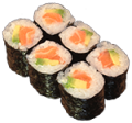 Sake avocado maki