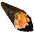 Sake temaki