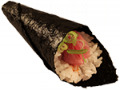 Spicy maguro temaki