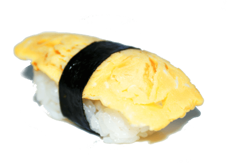 Sweet omelet nigiri