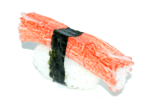 Crab stick nigiri