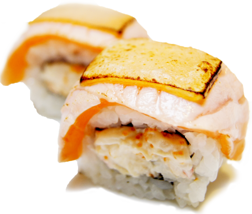 Salmon cheese maki