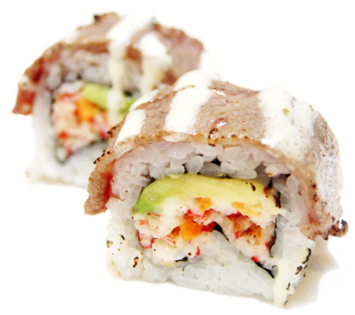 Rib eye crab meat maki