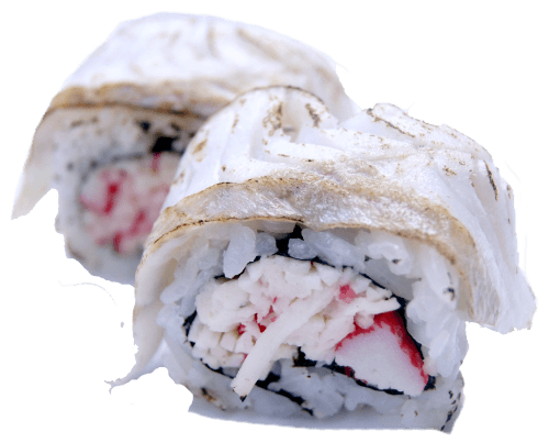 Seabass crab meat maki