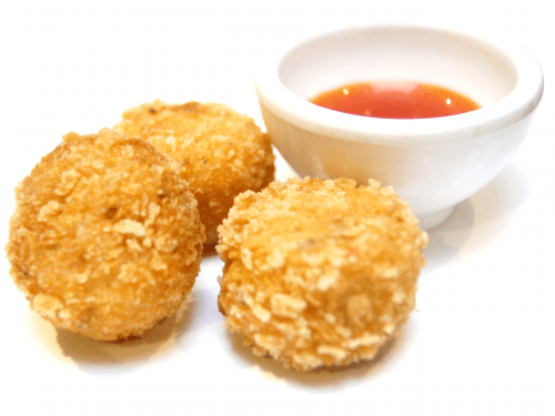 Minced chicken balls