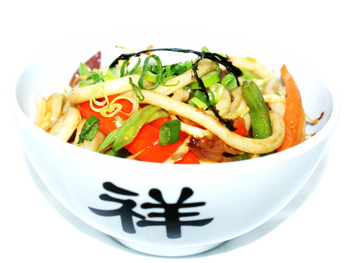 Fried udon vegetarian