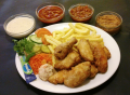 Hot wings dish, 8 pieces