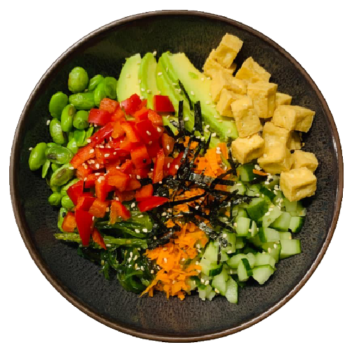 Poké bowl veggie