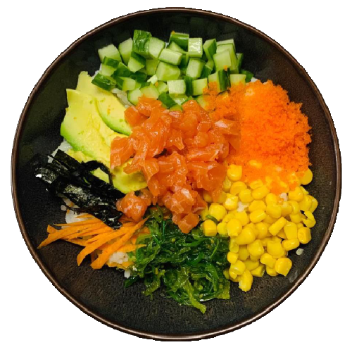 Poké bowl zalm