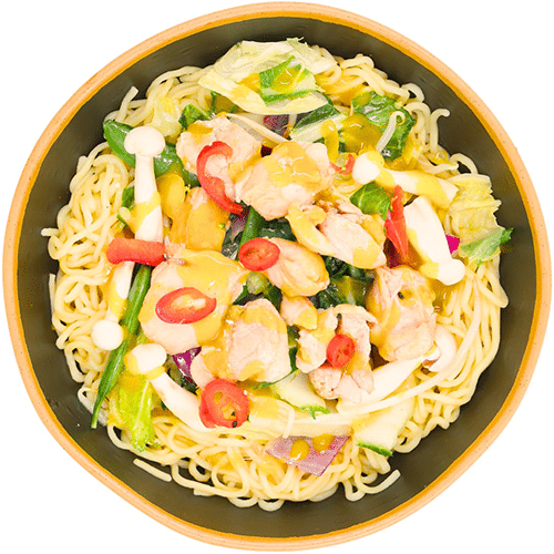 Chicken curry wok