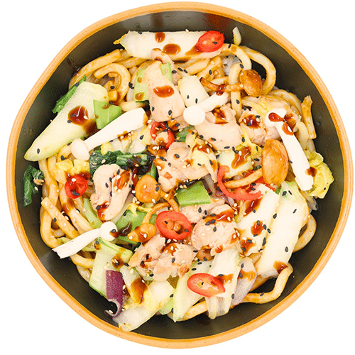 Sweet soy chicken wok