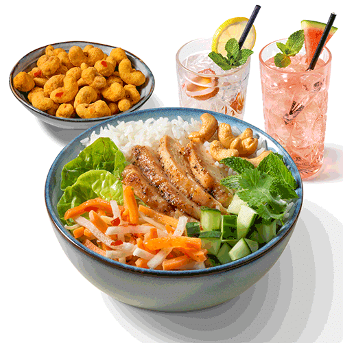 Menu Vietnamese chicken bowl