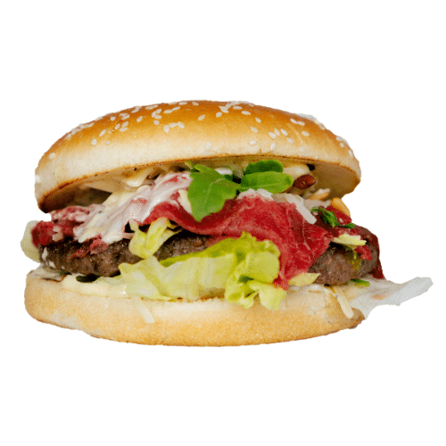 Carpaccio burger truffle