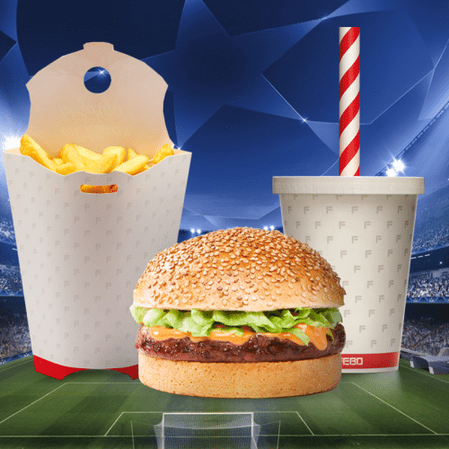 Champions League grillburger menu