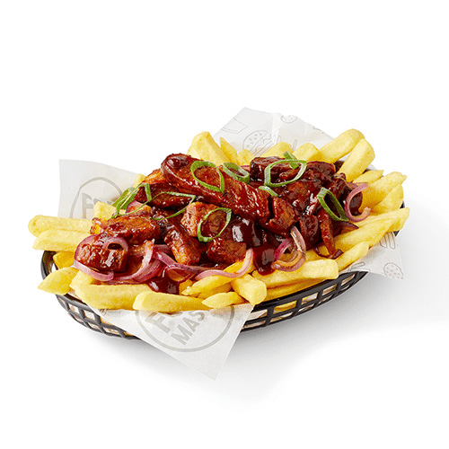 Smokey ribfingers frites