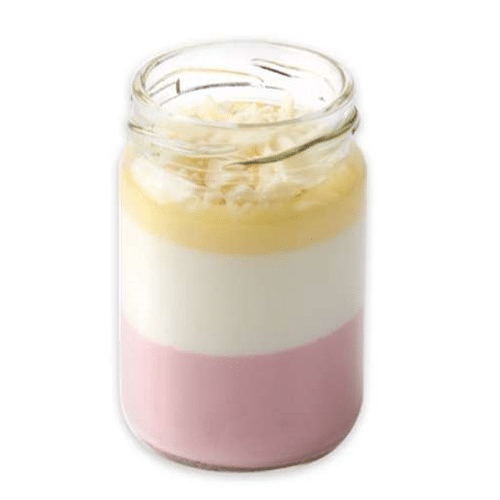 Dessert jar lemon/blueberry
