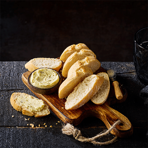Stokbroodje met kruidenboter