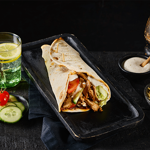 Turkse pizza shoarma