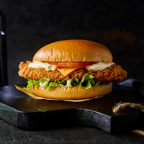 Chicken cheese burger