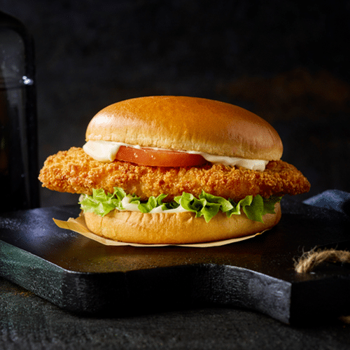 Classic chicken burger