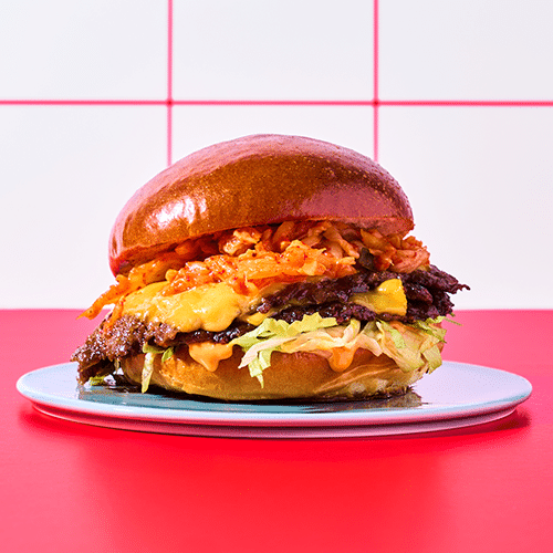 Spicy kimchi smash
